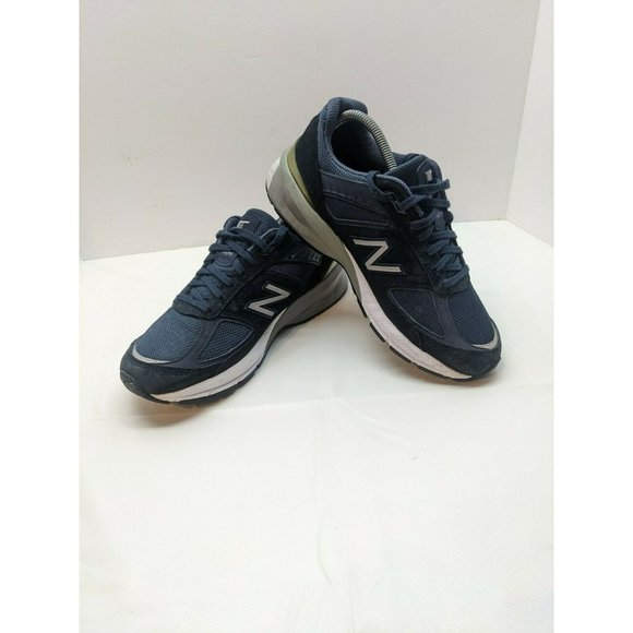 New Balance Shoes - New Balance Womens W990nv5 Navy/Silver Running Shoes Size 10 (2E) (2169852) USA
